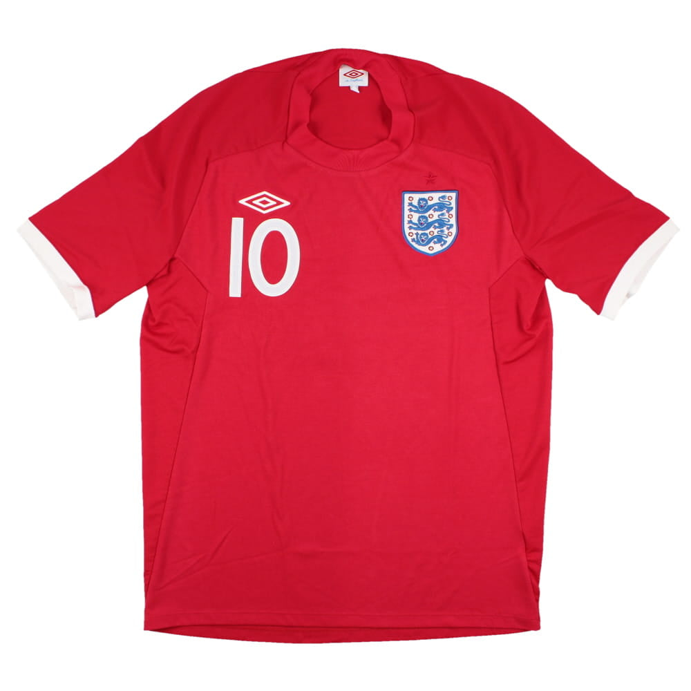 England 2010-11 Away Shirt (L) Rooney #10 (Excellent)_1