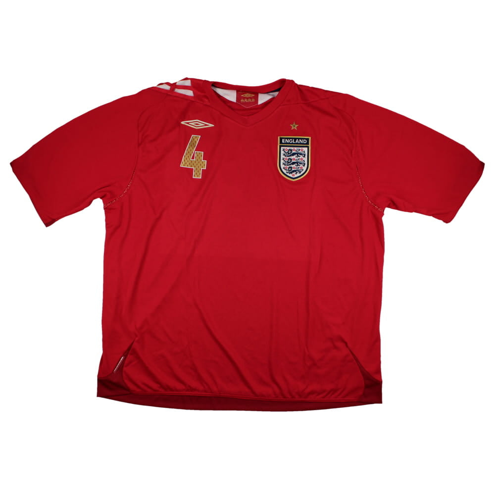England 2006-08 Away Shirt (3XL) Gerrard #4 (Excellent)_1