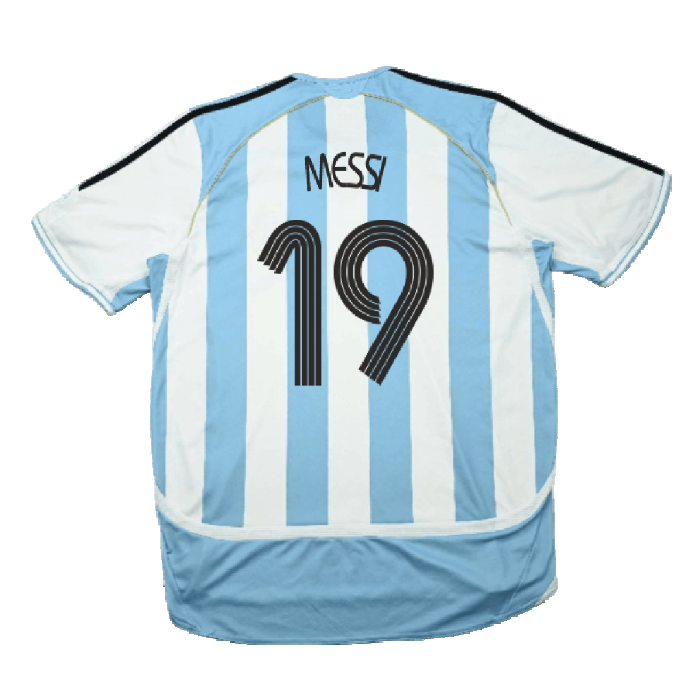 Argentina 2006-2007 Home Shirt (Good) (Messi 19)_1