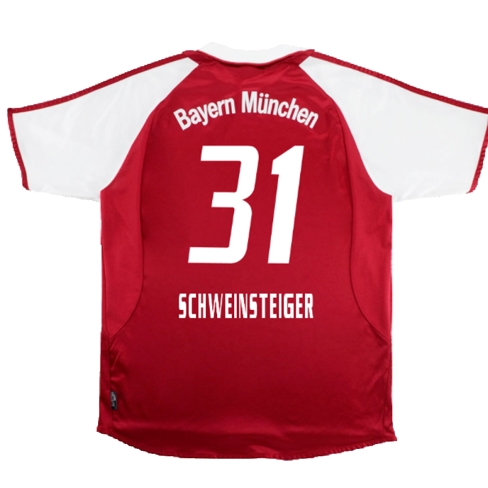 Bayern Munich 2003-04 Home Shirt (Very Good) (Schweinsteiger 31)_1