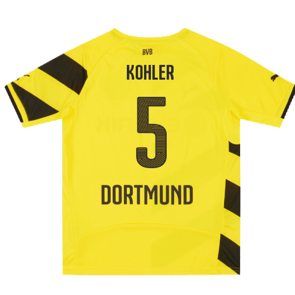 Borussia Dortmund 2014-15 Home Shirt (2XLB) (Good) (Kohler 5)_1