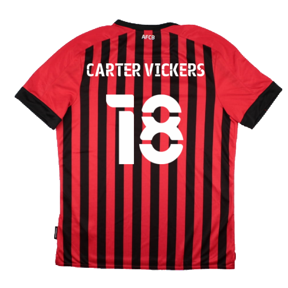 Bourenmouth 2021-22 Home Shirt (Sponsorless) (S) (Mint) (Carter Vickers 18)_1