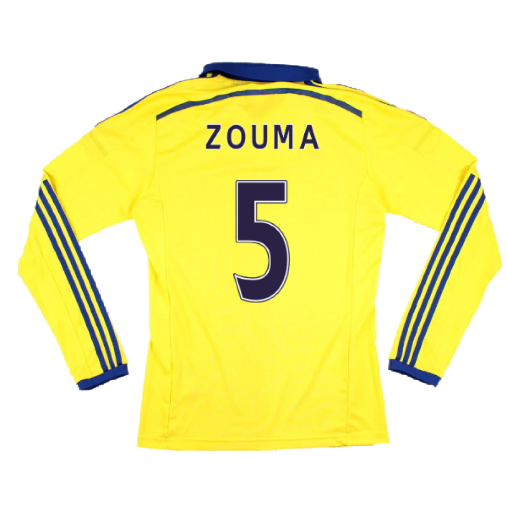 Chelsea 2014-15 Long Sleeve Away Shirt (S) (Excellent) (Zouma 5)_1
