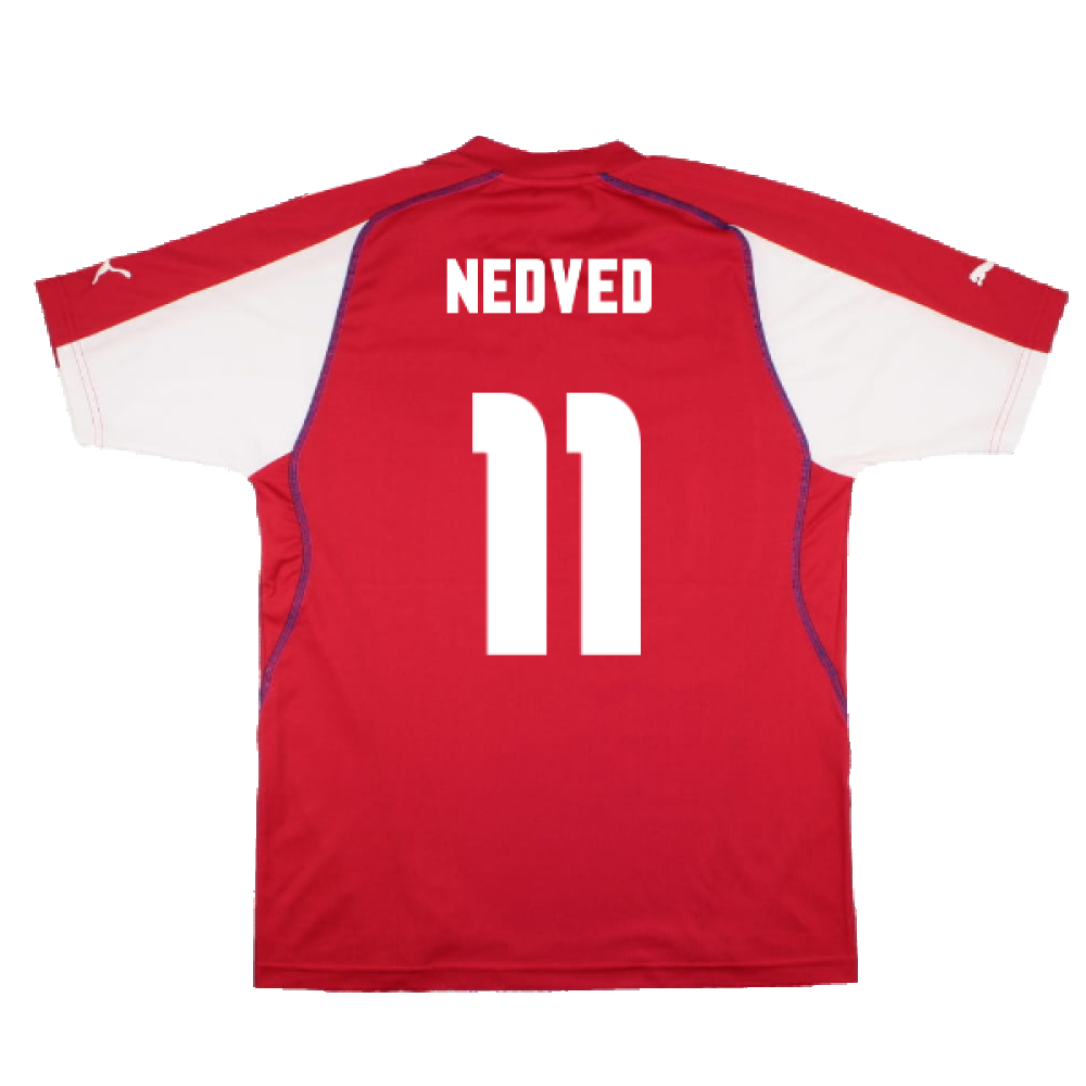 Czech Republic 2004-06 Home Shirt (L) (Very Good) (Nedved 11)_1