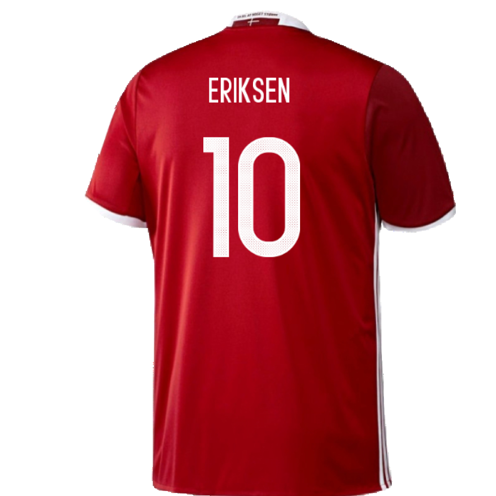 Denmark 2016-17 Home Shirt (S) (Mint) (Eriksen 10)_1