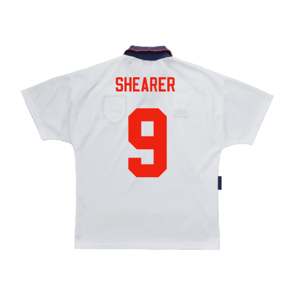 England 1993-1995 Home Shirt (L) (Excellent) (Shearer 9)_1