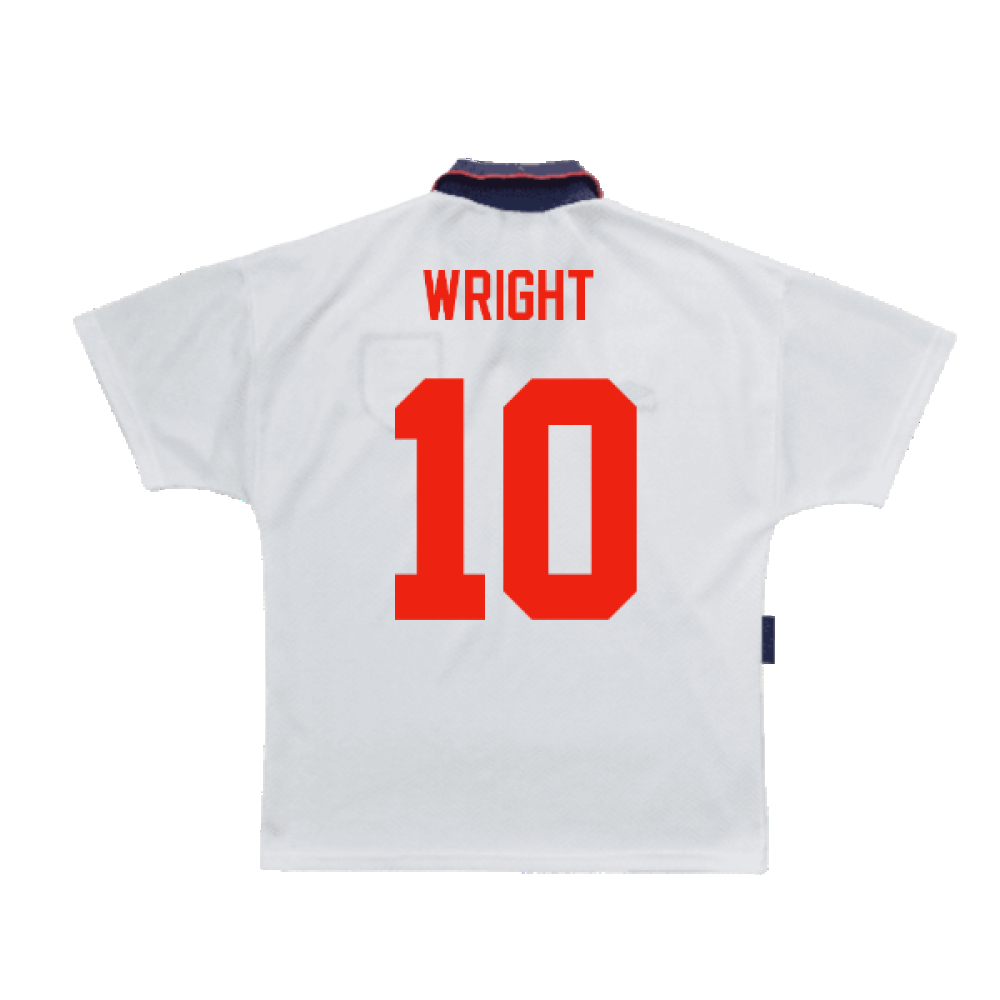 England 1993-1995 Home Shirt (XL) (Very Good) (Wright 10)_1