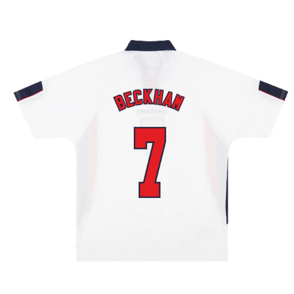 England 1997-99 Home Shirt (Good) (BECKHAM 7)_1