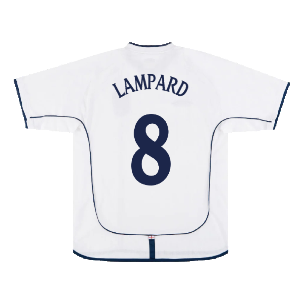 England 2001-03 Home Shirt (XXL) (Excellent) (LAMPARD 8)_1