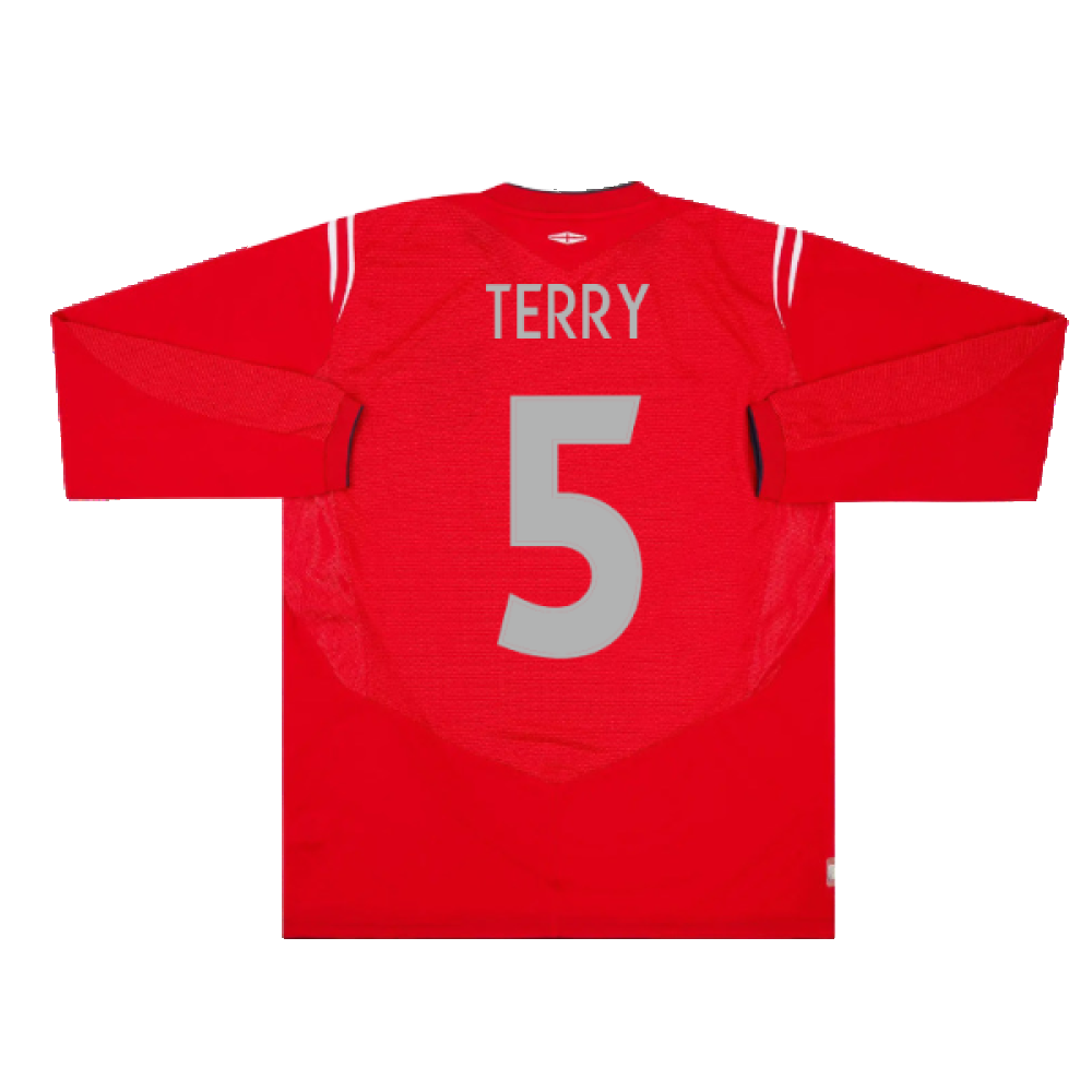 England 2004-06 Long Sleeve Away Shirt (L) (Excellent) (Terry 5)_1