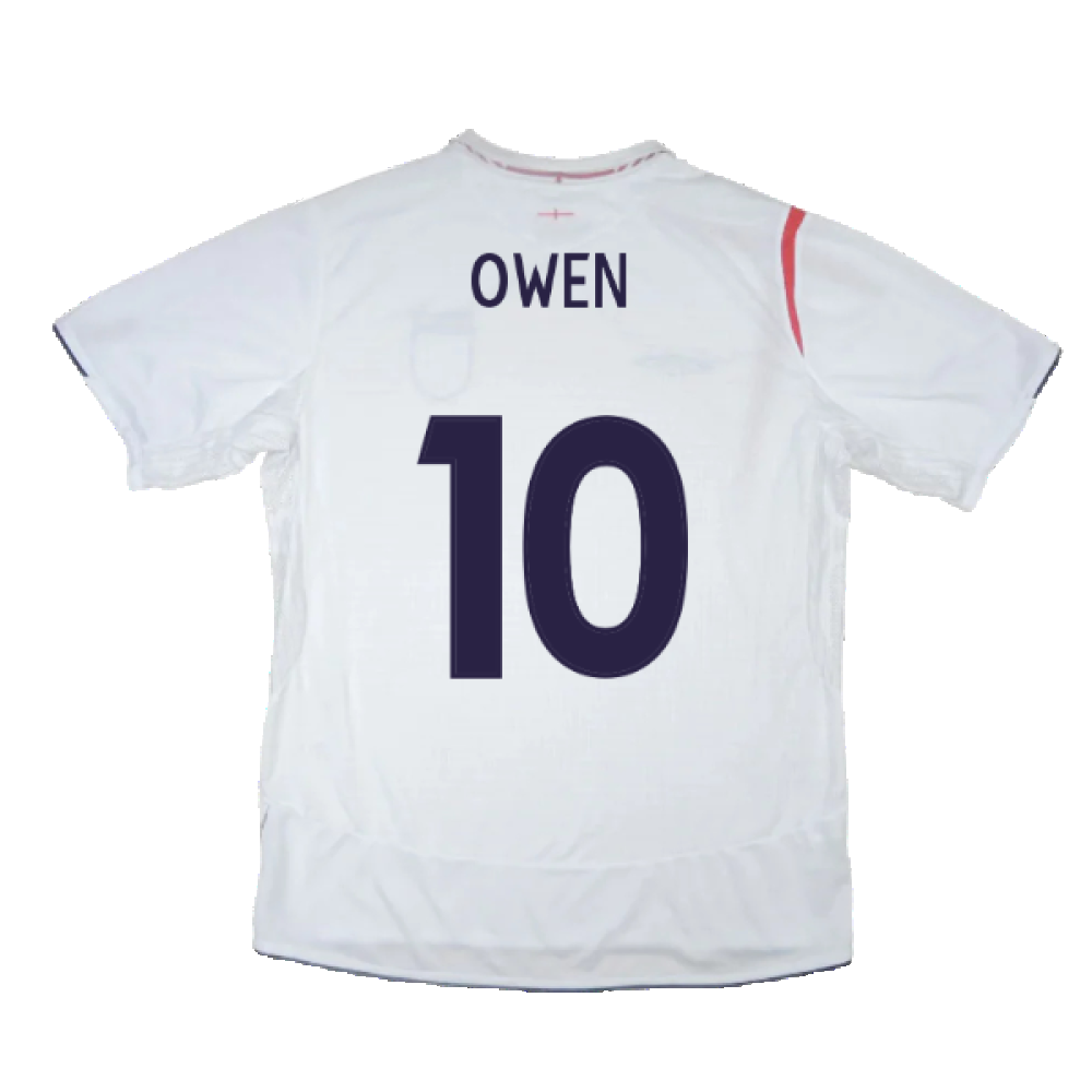 England 2005-2007 Home Shirt (Very Good) (OWEN 10)_1