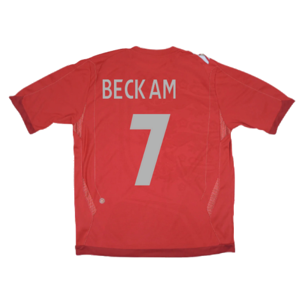England 2006-08 Away Shirt (XL) (Very Good) (BECKHAM 7)_1