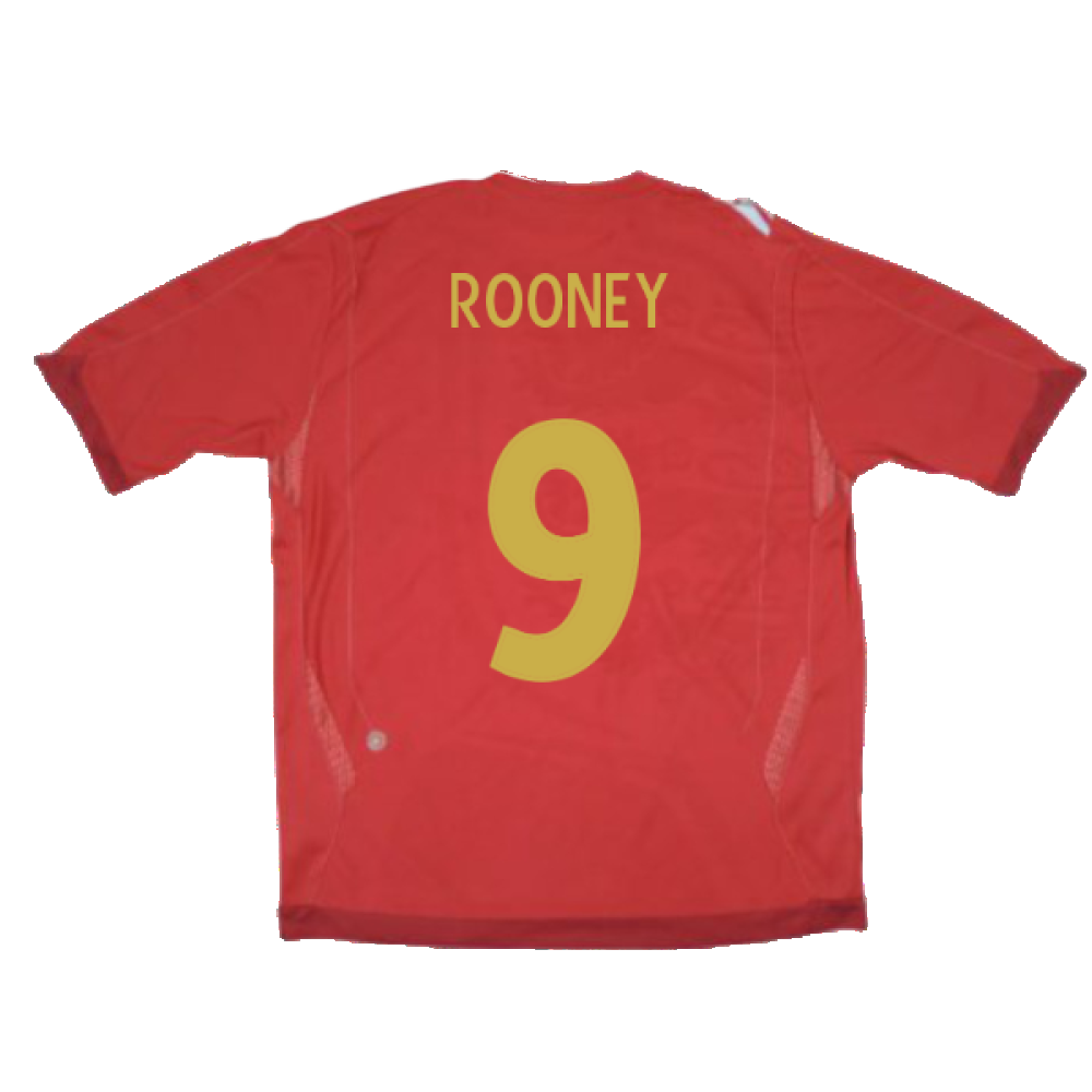 England 2006-08 Away Shirt (L) (Very Good) (ROONEY 9)_1
