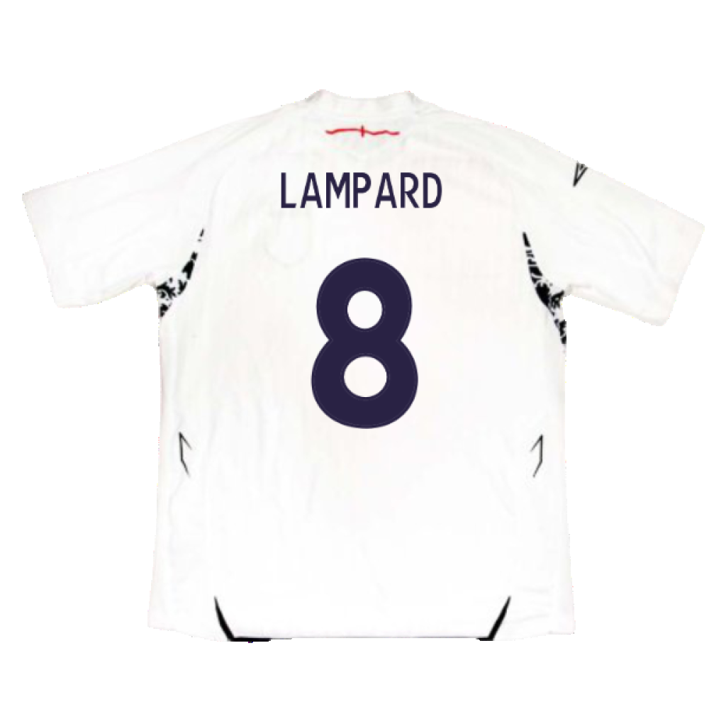 England 2007-2009 Home Shirt (L) (Excellent) (LAMPARD 8)_1