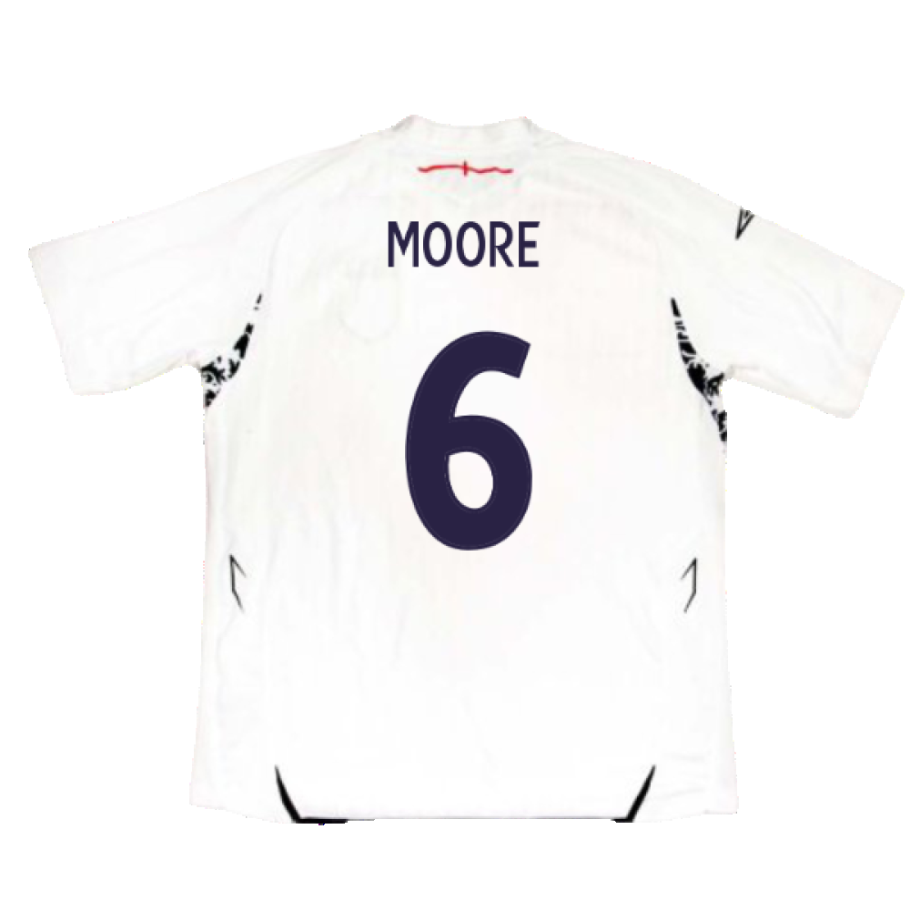 England 2007-09 Home Shirt (Very Good) (MOORE 6)_1