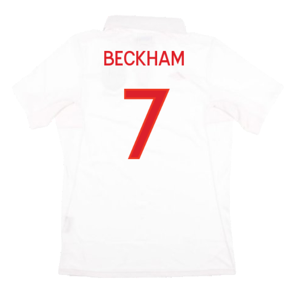 England 2009-10 Home Shirt (M) (Very Good) (BECKHAM 7)_1