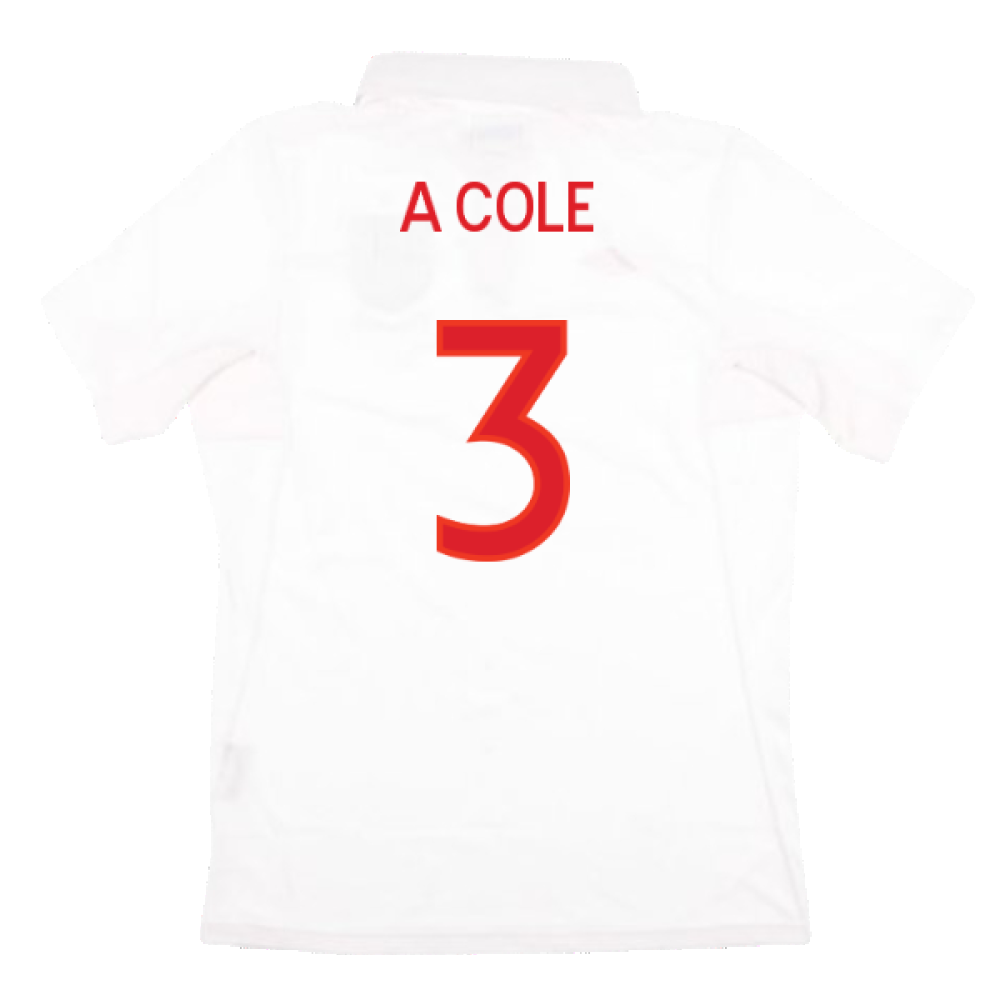 England 2009-10 Home Shirt (With South Africa Badge Detail) (Medium Boy) (Very Good) (A COLE 3)_1