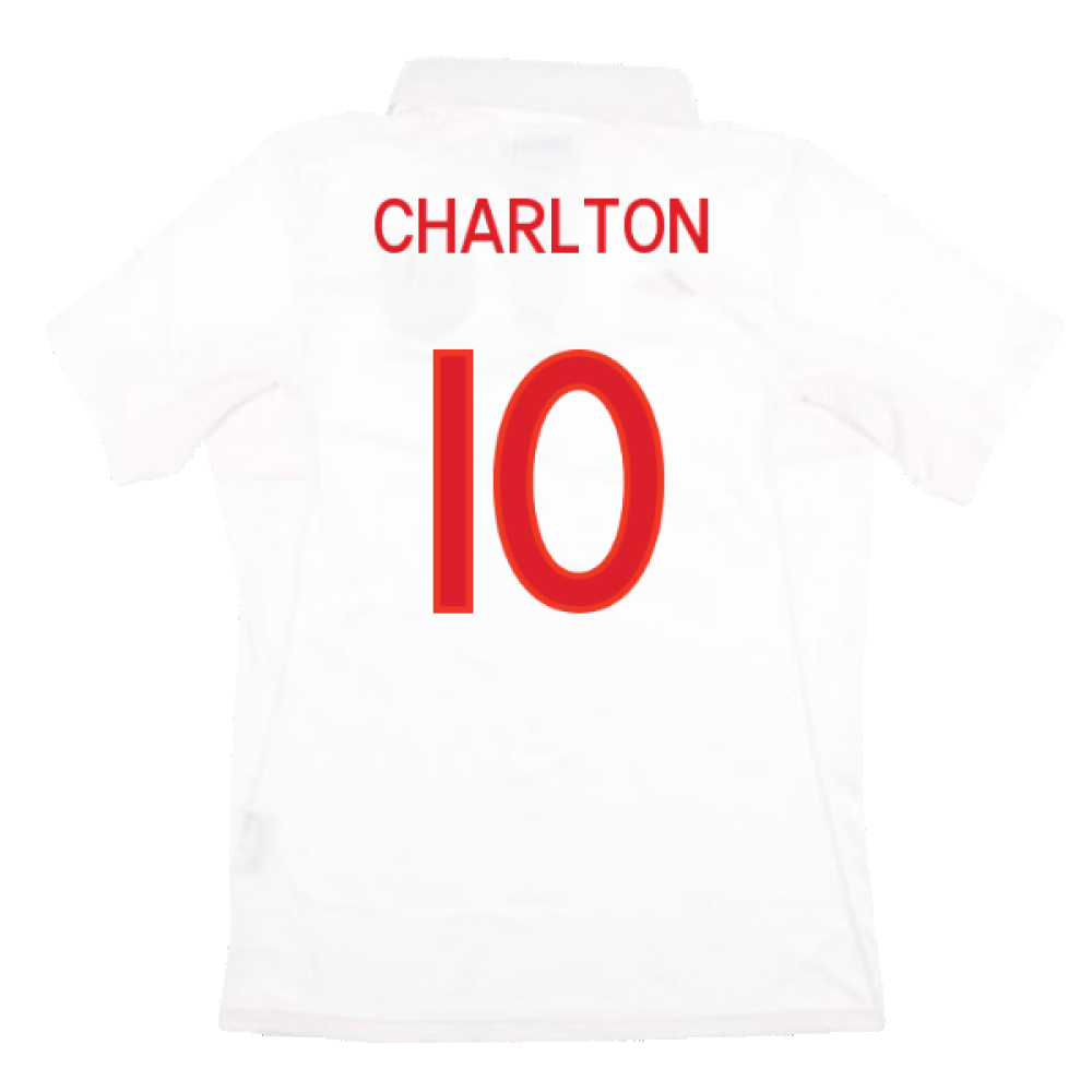 England 2009-10 Home Shirt (With South Africa Badge Detail) (L) (Very Good) (Charlton 10)_1