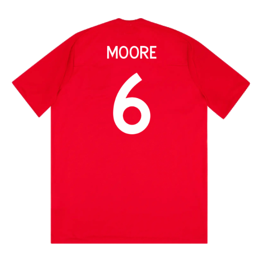 England 2010-11 Away Shirt (WC badge) (L) (Very Good) (Moore 6)_1