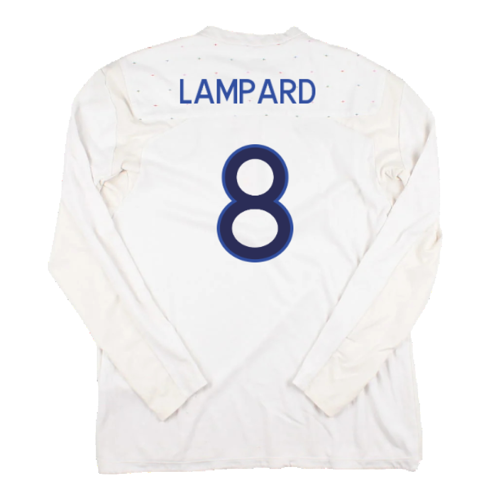 England 2010-12 Long Sleeve Home Shirt (M) (Fair) (Lampard 8)_1
