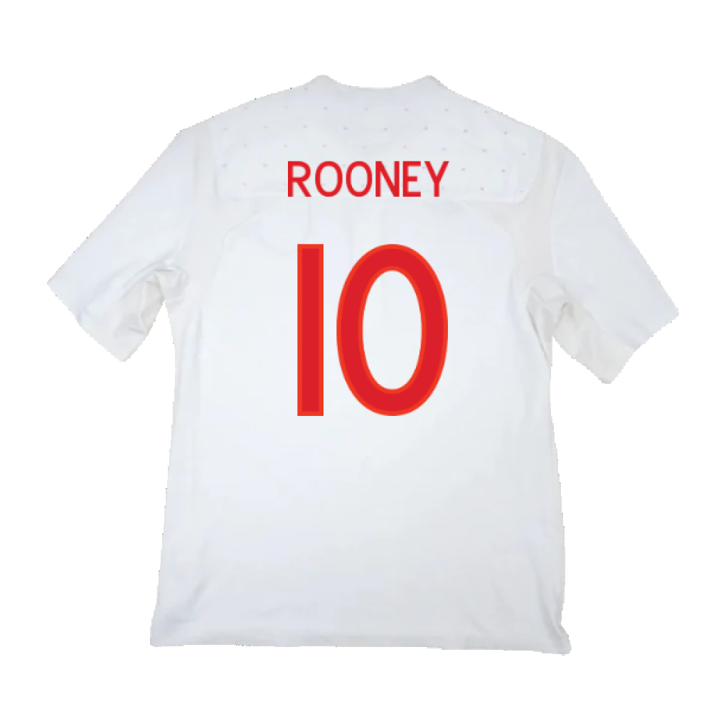 England 2010-11 Home Shirt (M) (Good) (ROONEY 10)_1