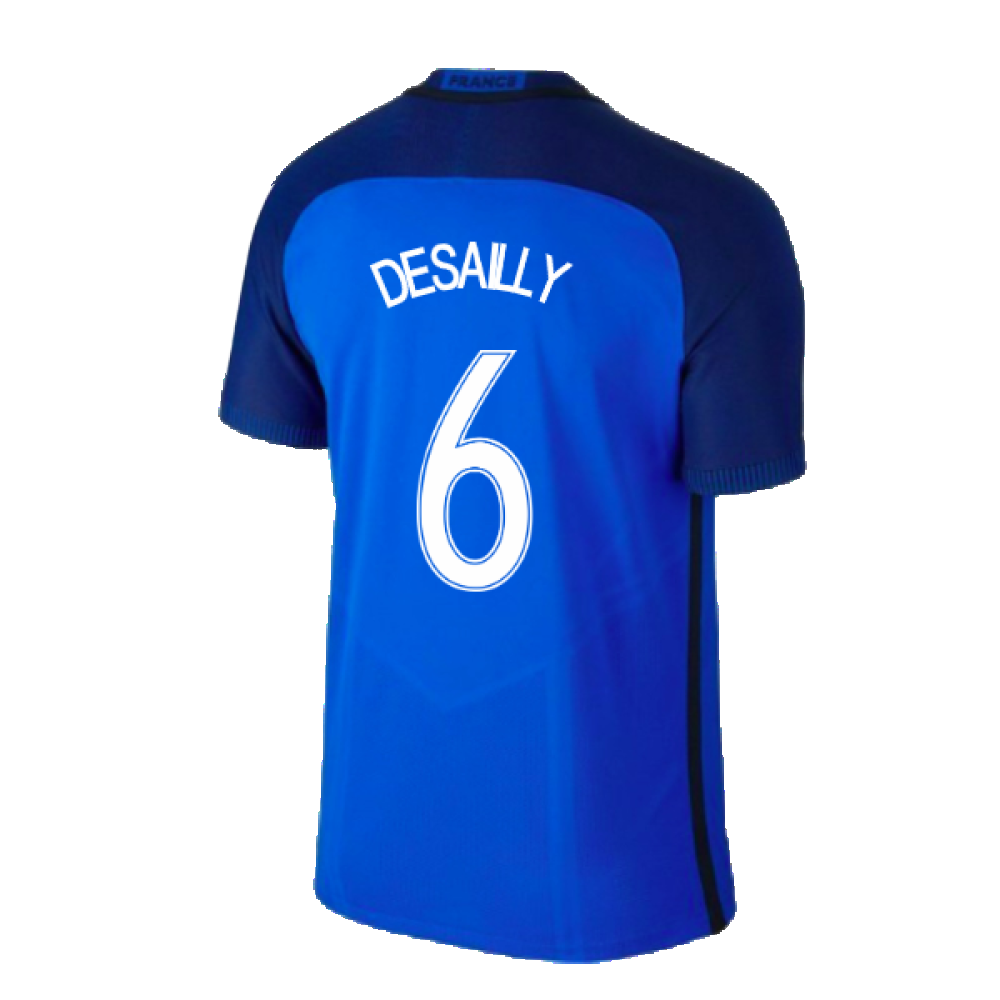 France 2016-17 Home Shirt (L) (Very Good) (DESAILLY 6)_1