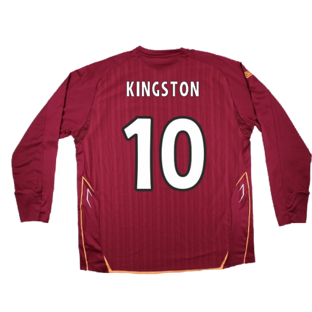 Hearts 2007-08 Long Sleeve Home Shirt (XXL) (Excellent) (Kingston 10)_1