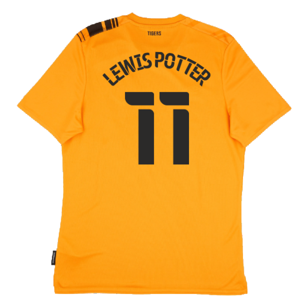 Hull City 2021-22 Home Shirt (Sponsorless) (L) (Excellent) (Lewis Potter 11)_1