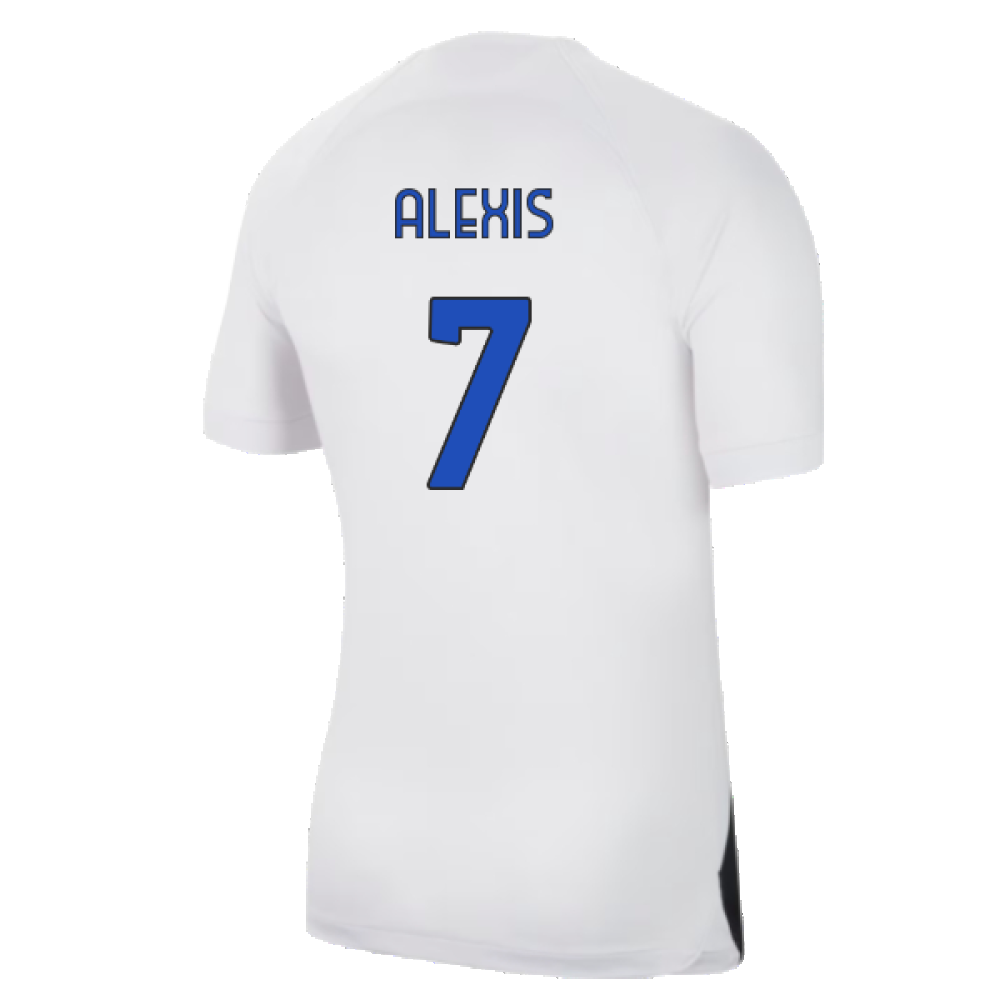 Inter Milan 2023-24 Away Shirt (Sponsorless) (M) (Alexis 7) (BNWT)_1
