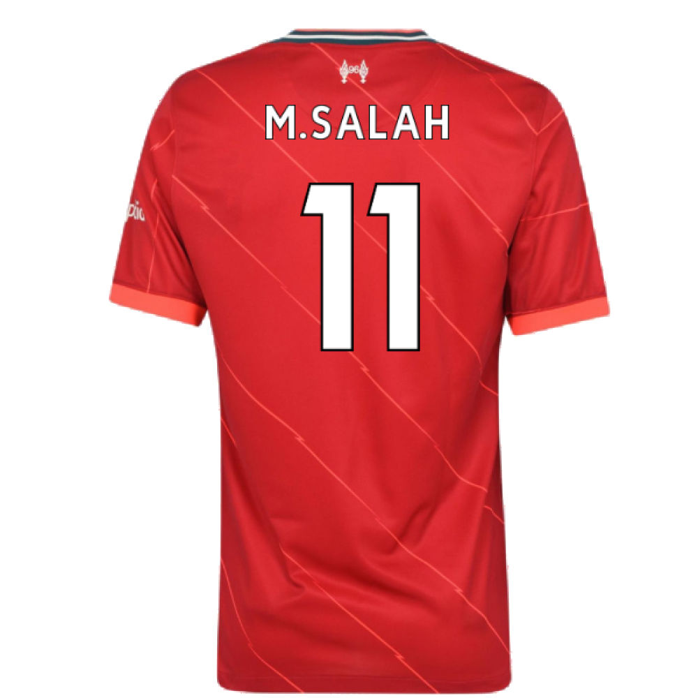 Liverpool 2021-22 Home Shirt (L) (M.SALAH 11) (Excellent)_1
