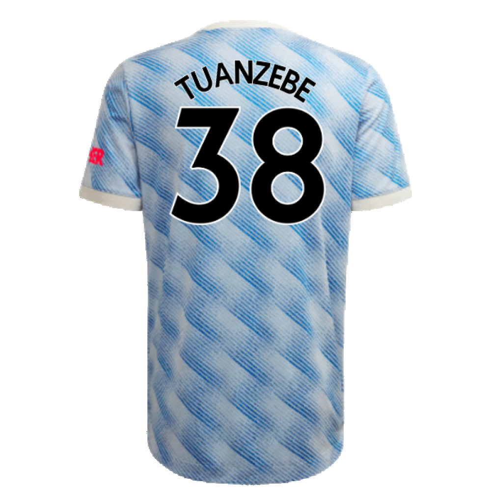 Manchester United 2021-22 Away Shirt (XL) (Mint) (TUANZEBE 38)_1