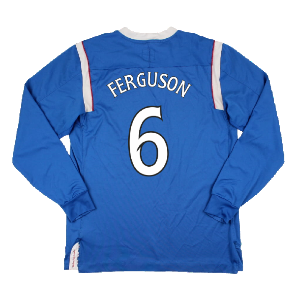 Rangers 2011-12 Home Long Sleeve Shirt (Sponsorless) (S) (Good) (Ferguson 6)_1