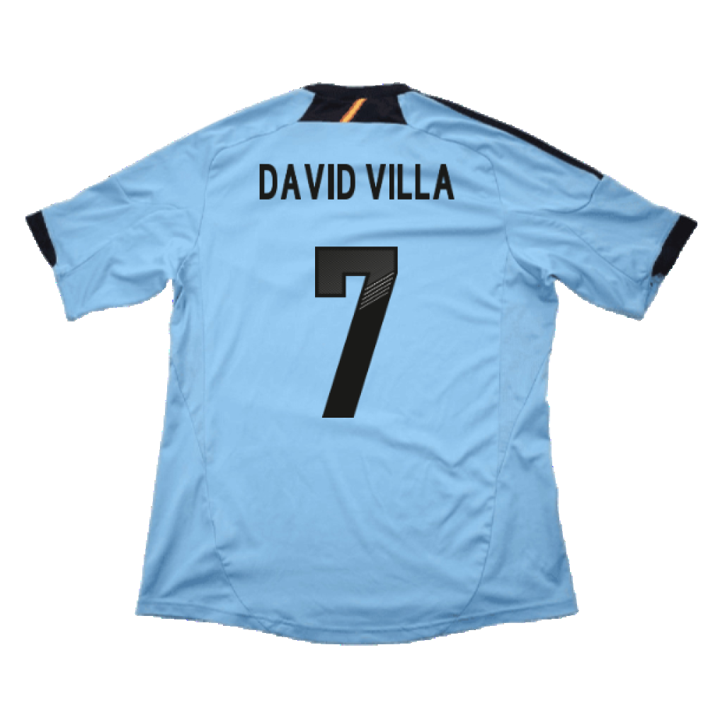 Spain 2012-13 Away Shirt (L) (Excellent) (David Villa 7)_1