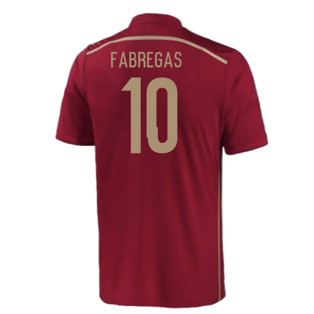 Spain 2015-16 Home Shirt (Excellent) (Fabregas 10)_1