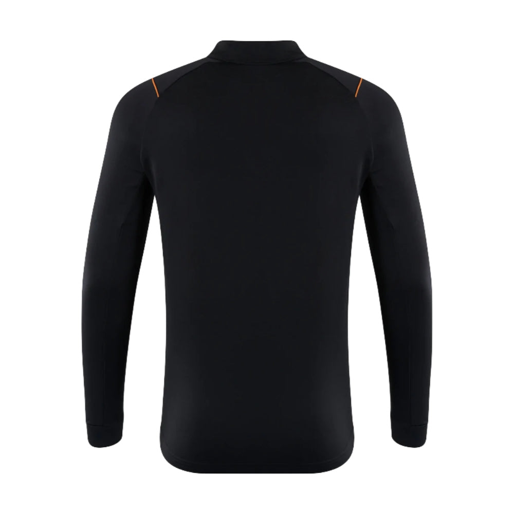 2022-2023 Rangers Matchday Half Zip Top (Black-Orange)_1