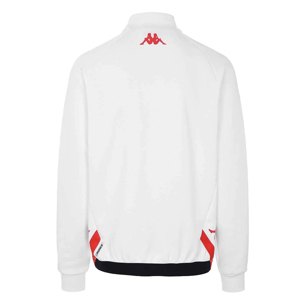2022-2023 Tunisia Half Zip Sweatshirt (White)_1