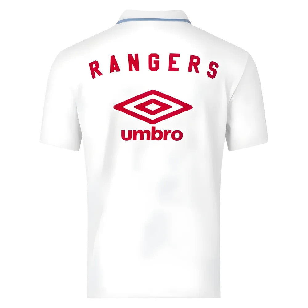 2025-2026 Rangers Travel Short Sleeve Polo Shirt (White)_1