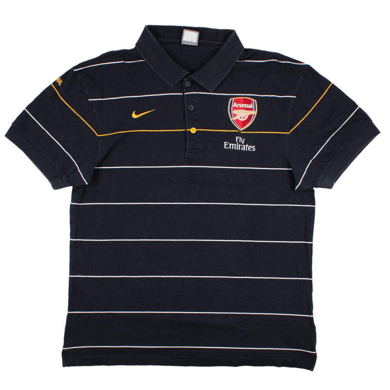 Arsenal 2008 09 Nike Polo Shirt XL Very Good Classic Football Kit