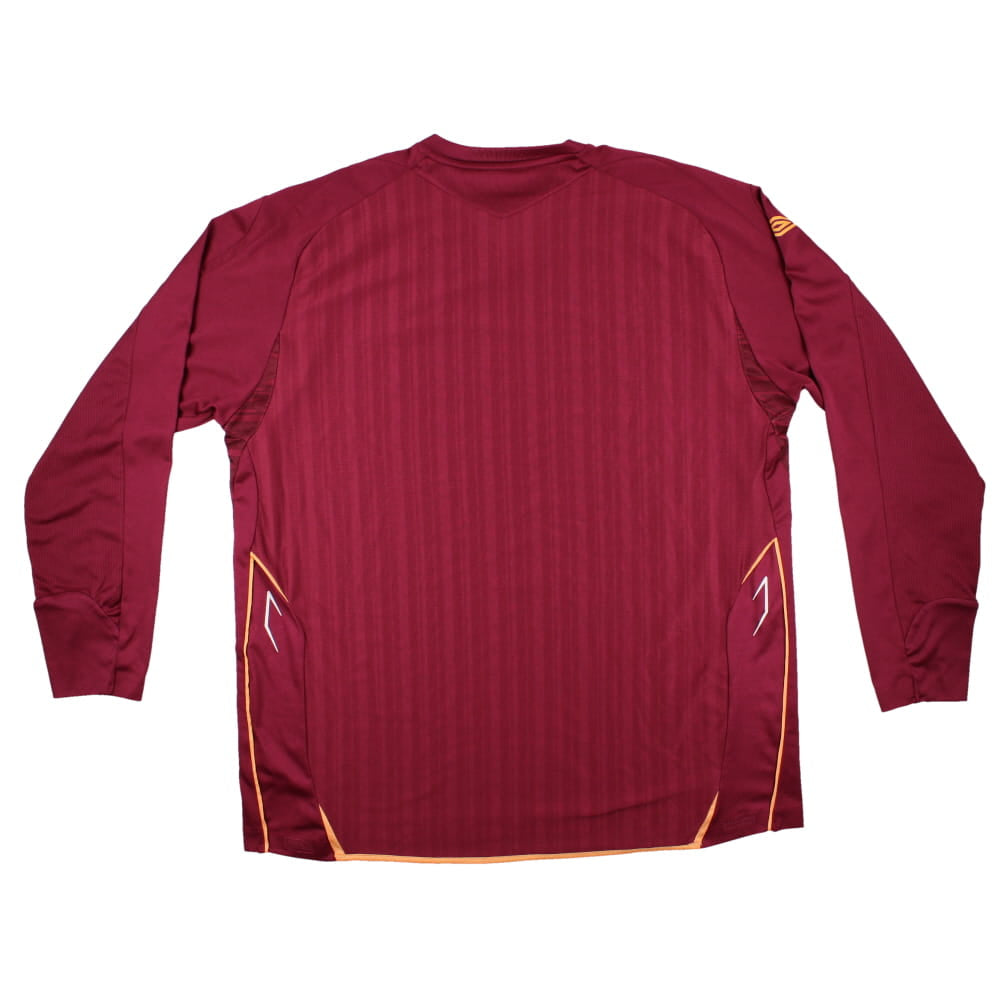 Hearts 2007-08 Long Sleeve Home Shirt (XXL) (Excellent)_1