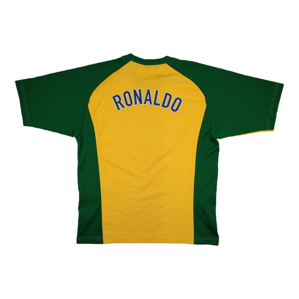 Ronaldo (R9) 1998-00 Brazil Nike Football Training Shirt (S) (Very Good)_1