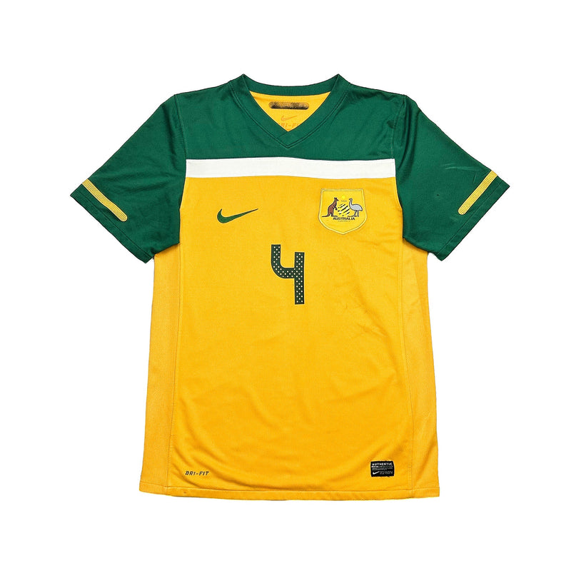 CULT KITS - 2010/11 AUSTRALIA CAHILL #4 HOME SHIRT (S) NIKE