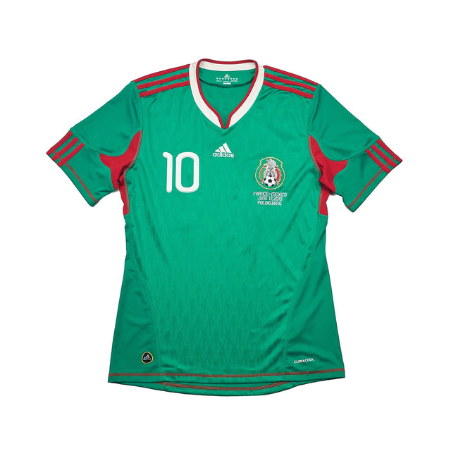 2010/11 MEXICO C.BLANCO #10 HOME SHIRT (M) ADIDAS