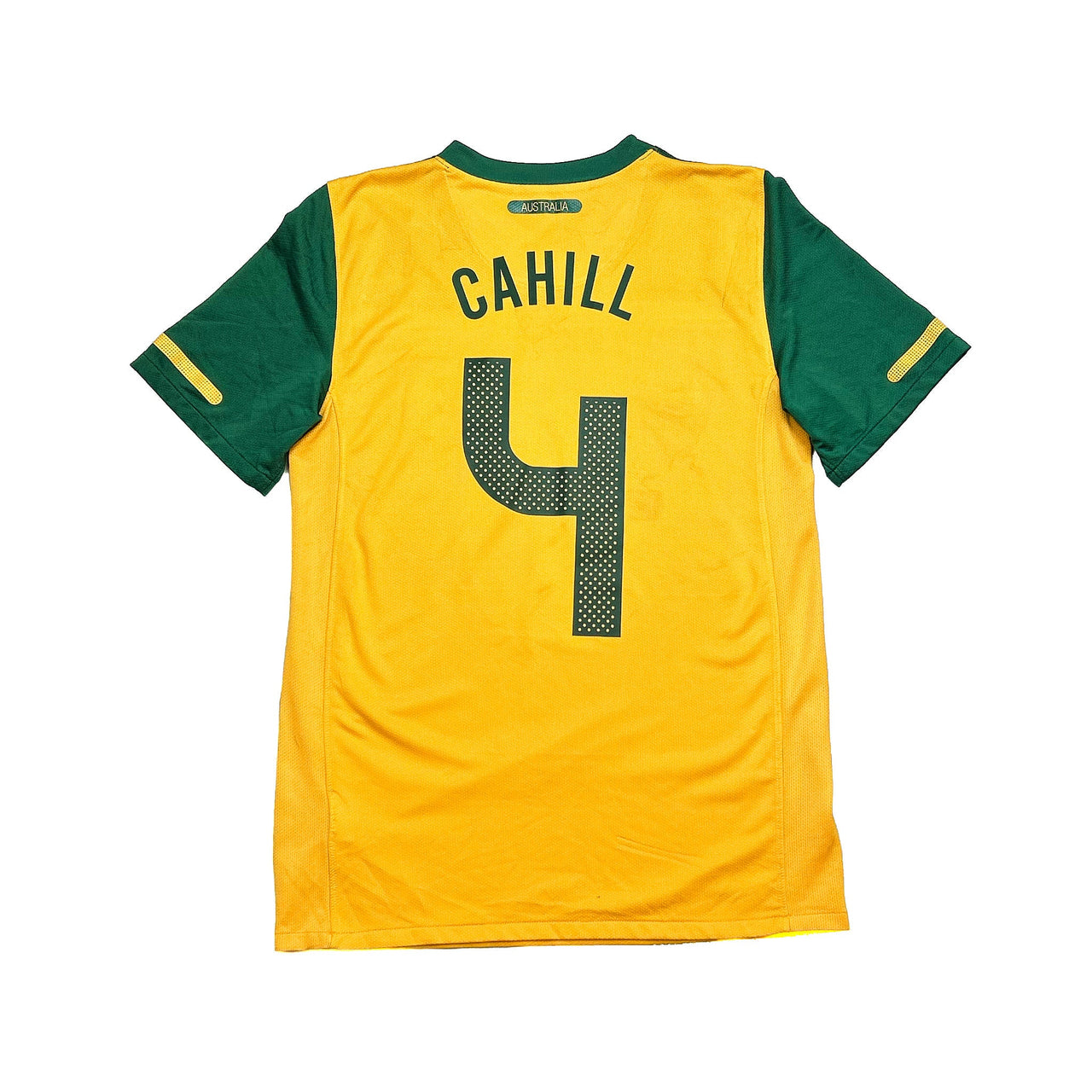 CULT KITS - 2010/11 AUSTRALIA CAHILL #4 HOME SHIRT (S) NIKE
