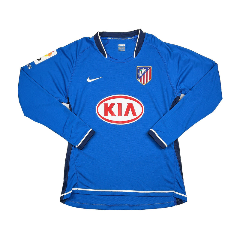 CULT KITS - 2007/08 ATLETICO MADRID LUIS GARCIA #9 L/S AWAY SHIRT (L) NIKE