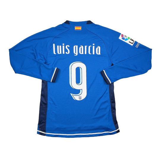 CULT KITS - 2007/08 ATLETICO MADRID LUIS GARCIA #9 L/S AWAY SHIRT (L) NIKE