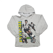 1999 Juventus Inzaghi #9 Kapuzenpullover (M) Bootleg