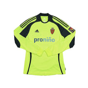2010/11 Real Zaragoza Paredes #3 *Player Issue* L/S Auswärtstrikot (M) Adidas