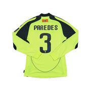 2010/11 Real Zaragoza Paredes #3 *Player Issue* L/S Auswärtstrikot (M) Adidas