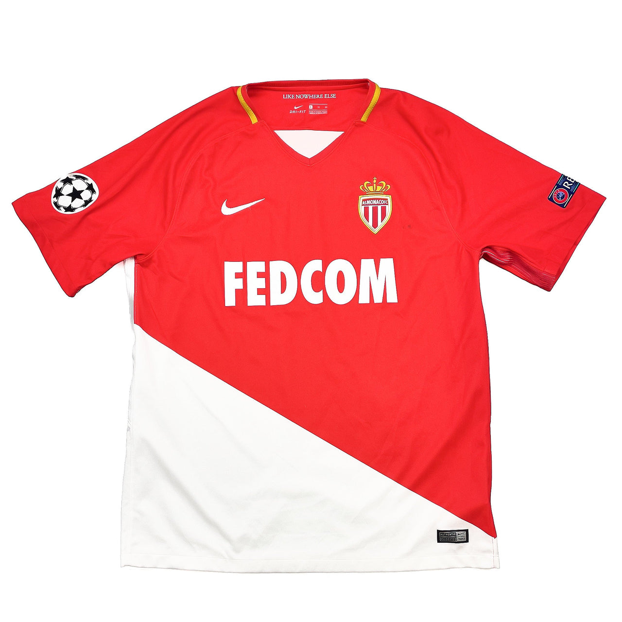 2017/18 MONACO TIELEMANS #17 C/L HOME SHIRT (XL) NIKE
