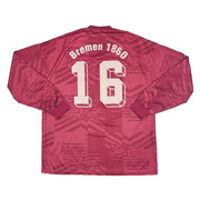 1992 Bremen 1860 #16 Langarm-Heimtrikot (XL) Umbro